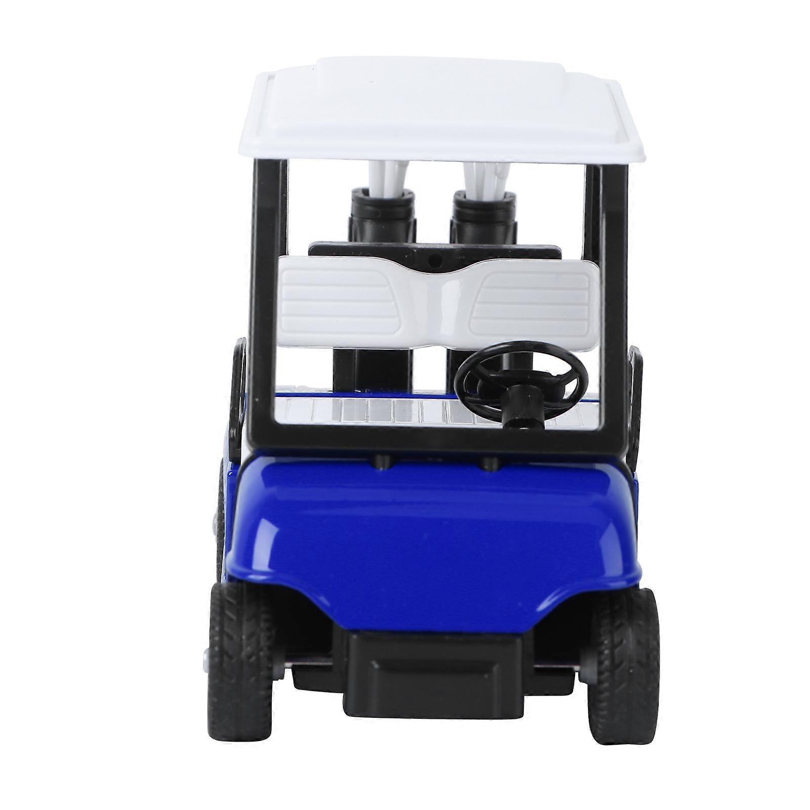 Plastic 1:20 Scale Toy Blue Golfs Cart Model for Kids Brain Development