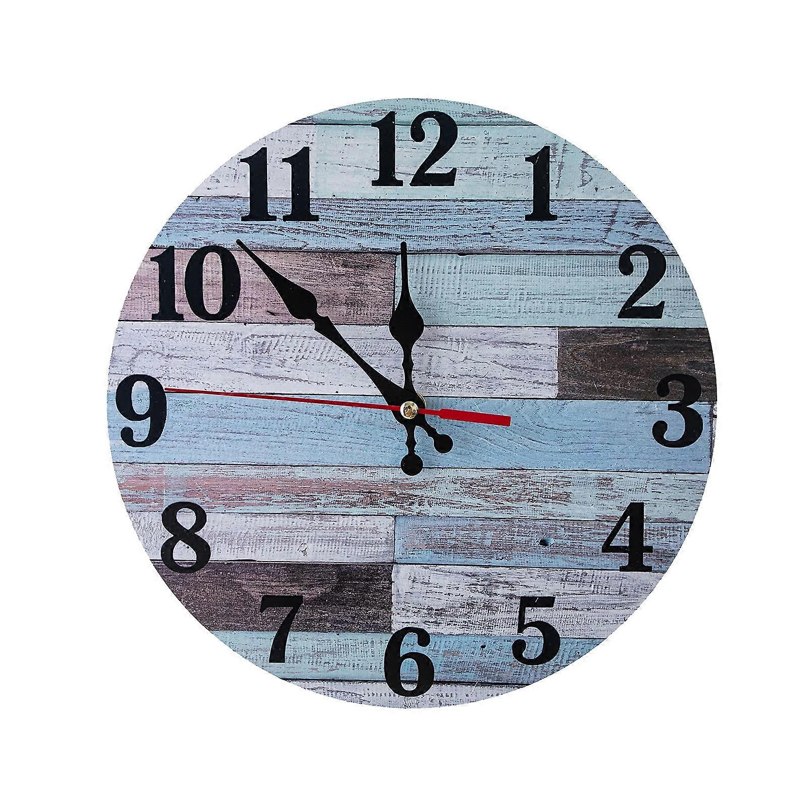 Large Outdoor Indoor Clock Waterproof Wall Clock WeatherResistant NonTicking BatteryOperated Model 04 Patio