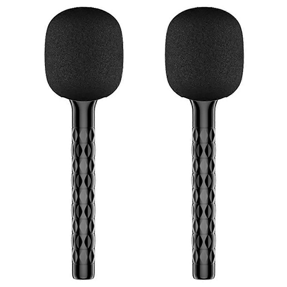 2X Interview Microphone Adapter with Windshield Foam for GO II for Mic 1 2 Wireless Lavalier Microph