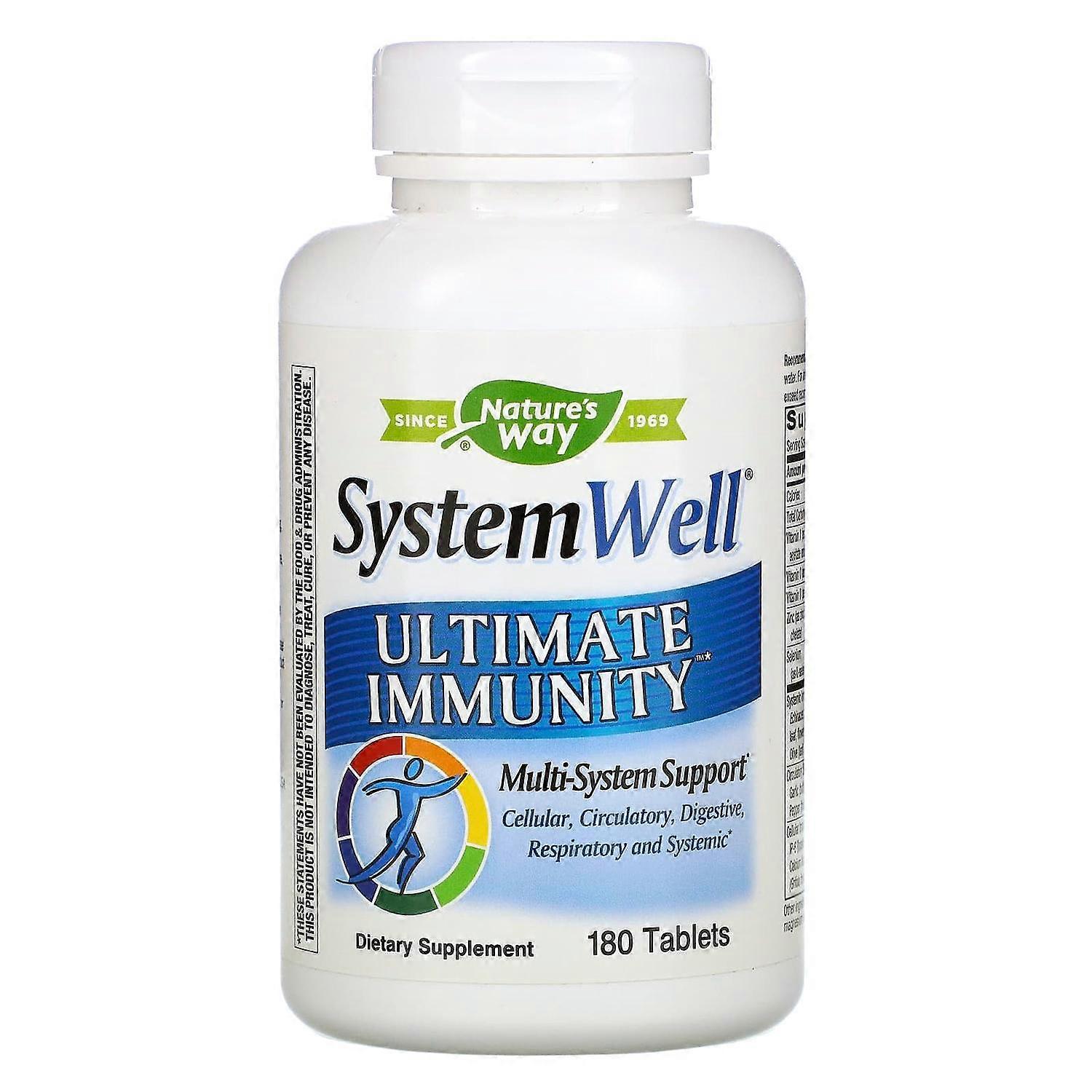 Nature's Way, System Well, Ultimate Immunity, 180 Tablets