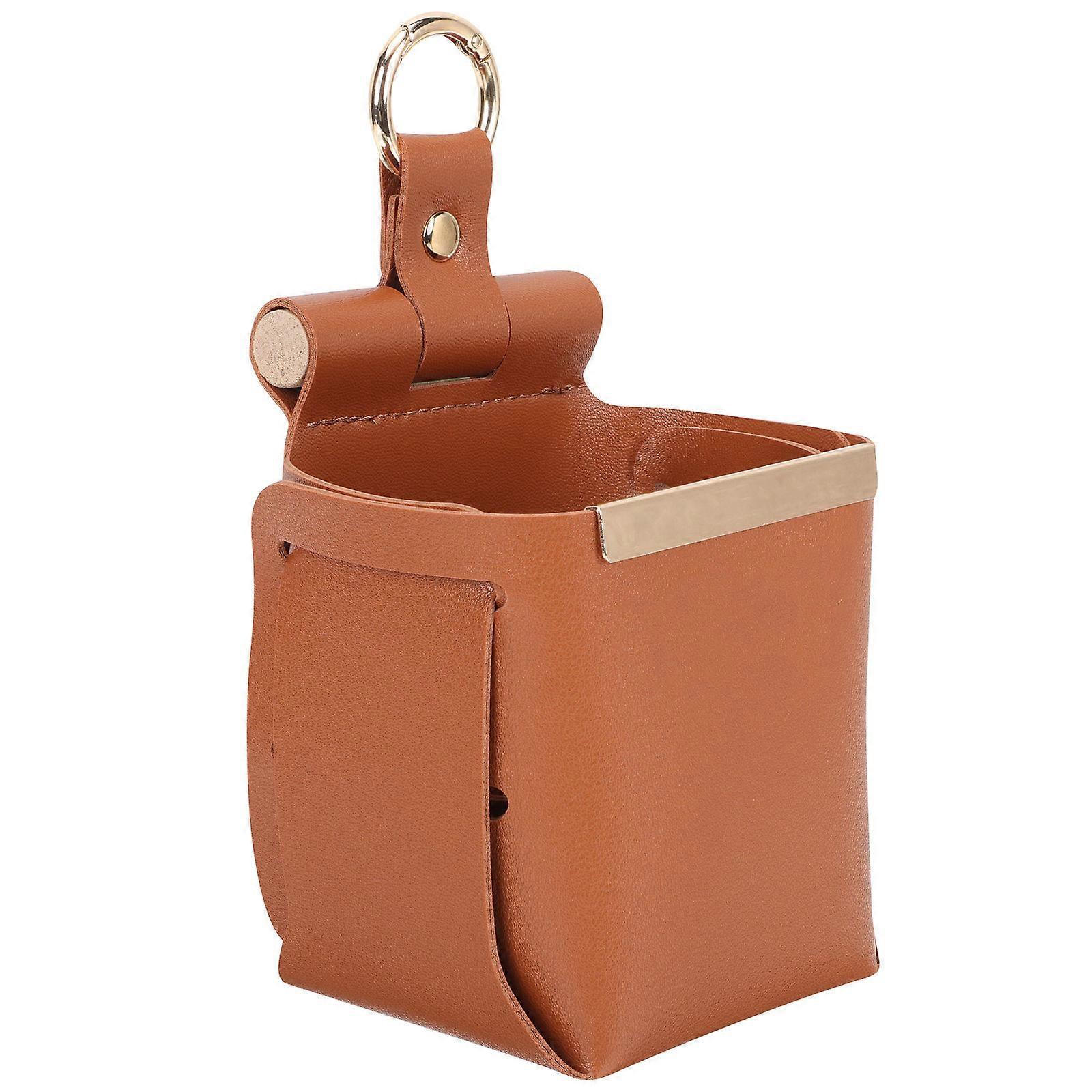 PU Wall Hanging Storage Bag for Storage 3Pcs Foldable Sundry Organizer