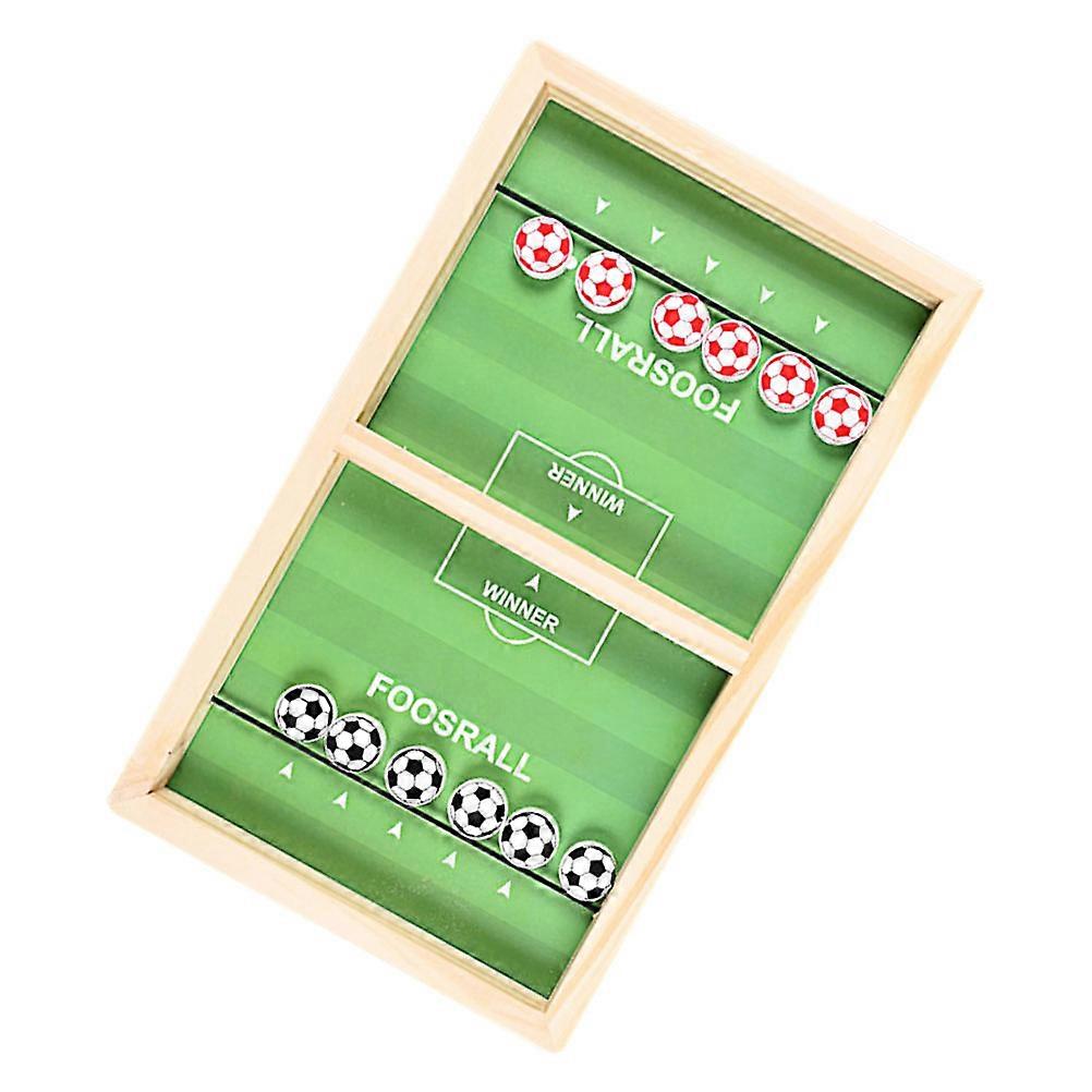 Interactive Wooden Board Game Toy for Kids with 2Pcs Catapult Plaything