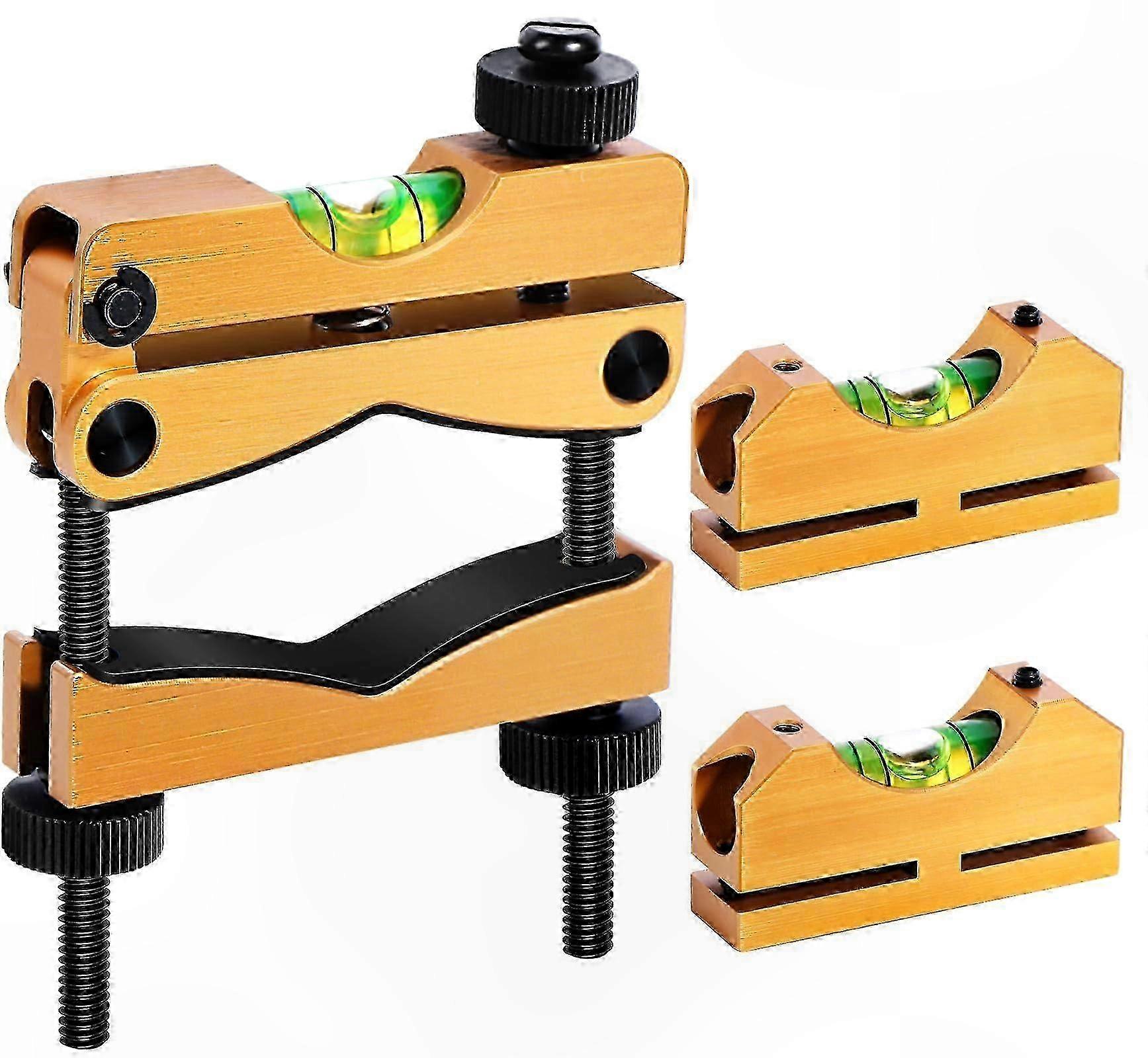Universal Scope Mounting Kit with Magnetic Levels and Dual Bubble Indicators for Precision Alignment