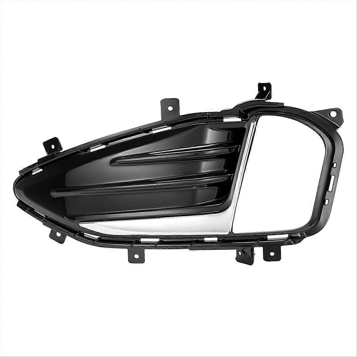 Chrome Front Bumper Fog Light Lamp Cover Bezel for Edge SEL Titanium 2019-2024 Left KT4Z-15266-CB,