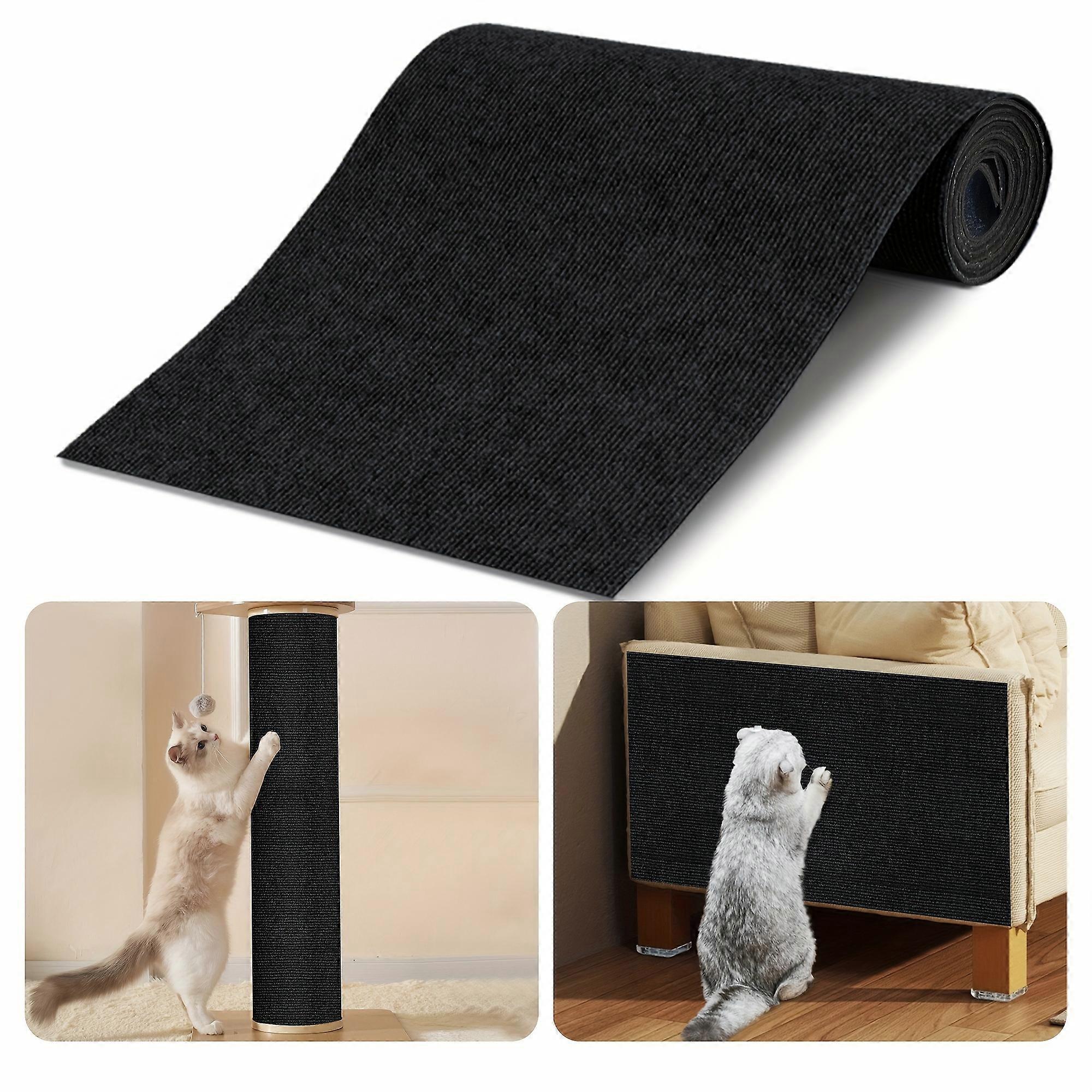 Trimmable Cat Scratching Mat Cat Scratcher Sofa Tape Scratching Post Self-adhesive Carpet Cats Scratch Board Cat Accessories