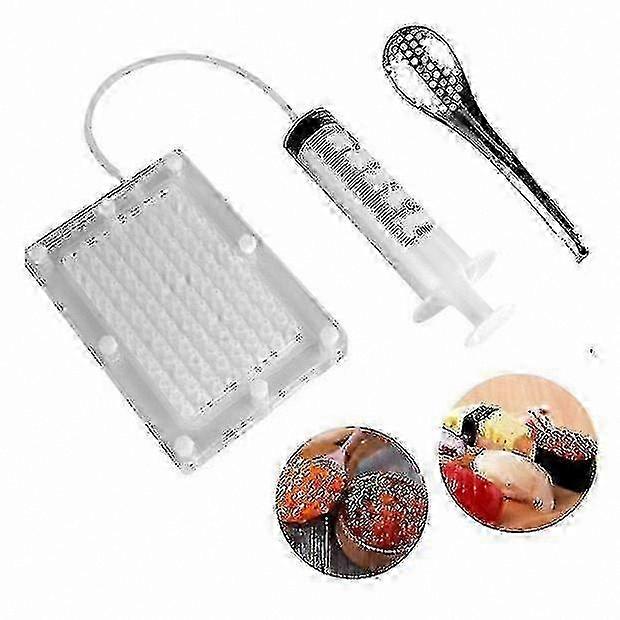Gourmet Sphere Creation Kit with Precision Dropper & Fine Mesh Filter for Culinary Art Caviar Pearls