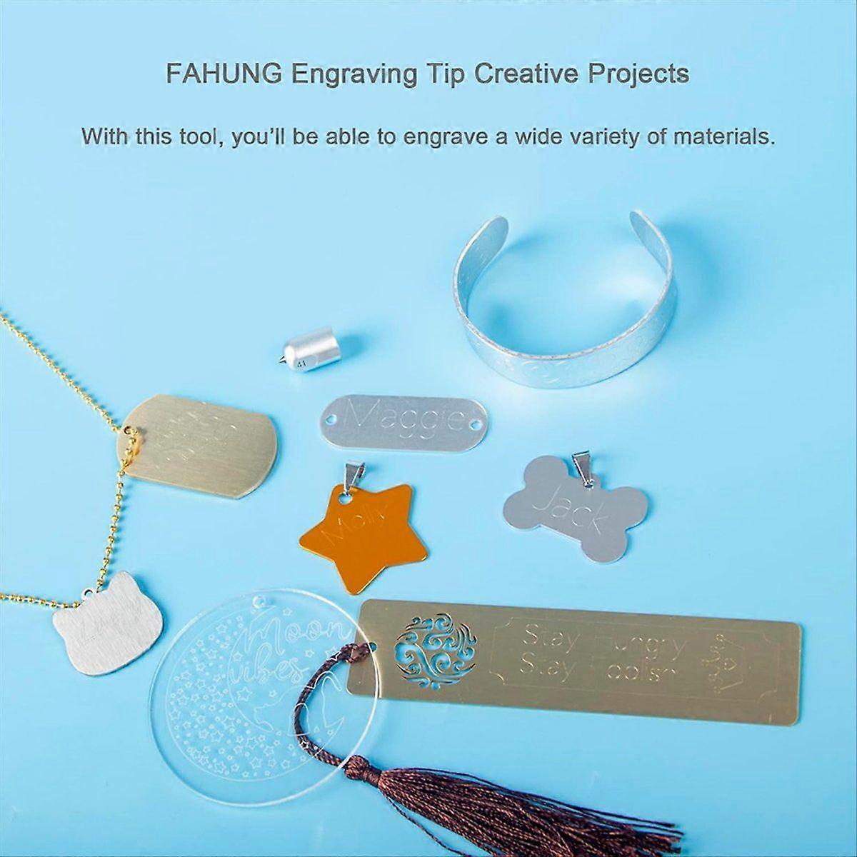 2pcs Engraving Tip and Fine Debossing Tip