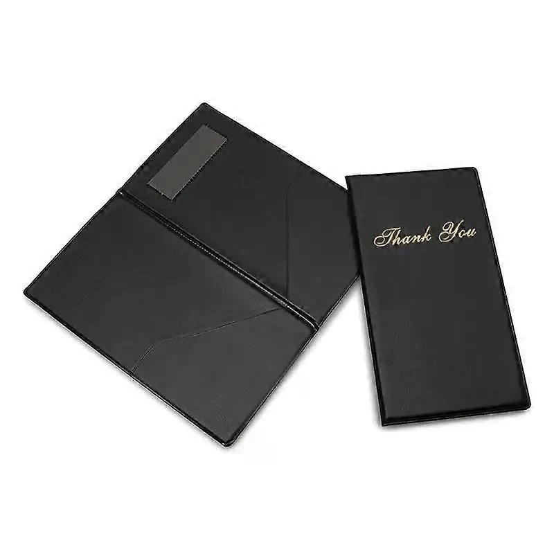 1/5/10Pcs PVC Check Folder Guest Card Holder Restaurant Presenters Bill Server Menu Checkbook Organizer