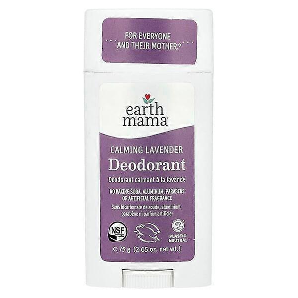 Earth Mama, Deodorant, Calming Lavender, 2.65 oz (75 g)