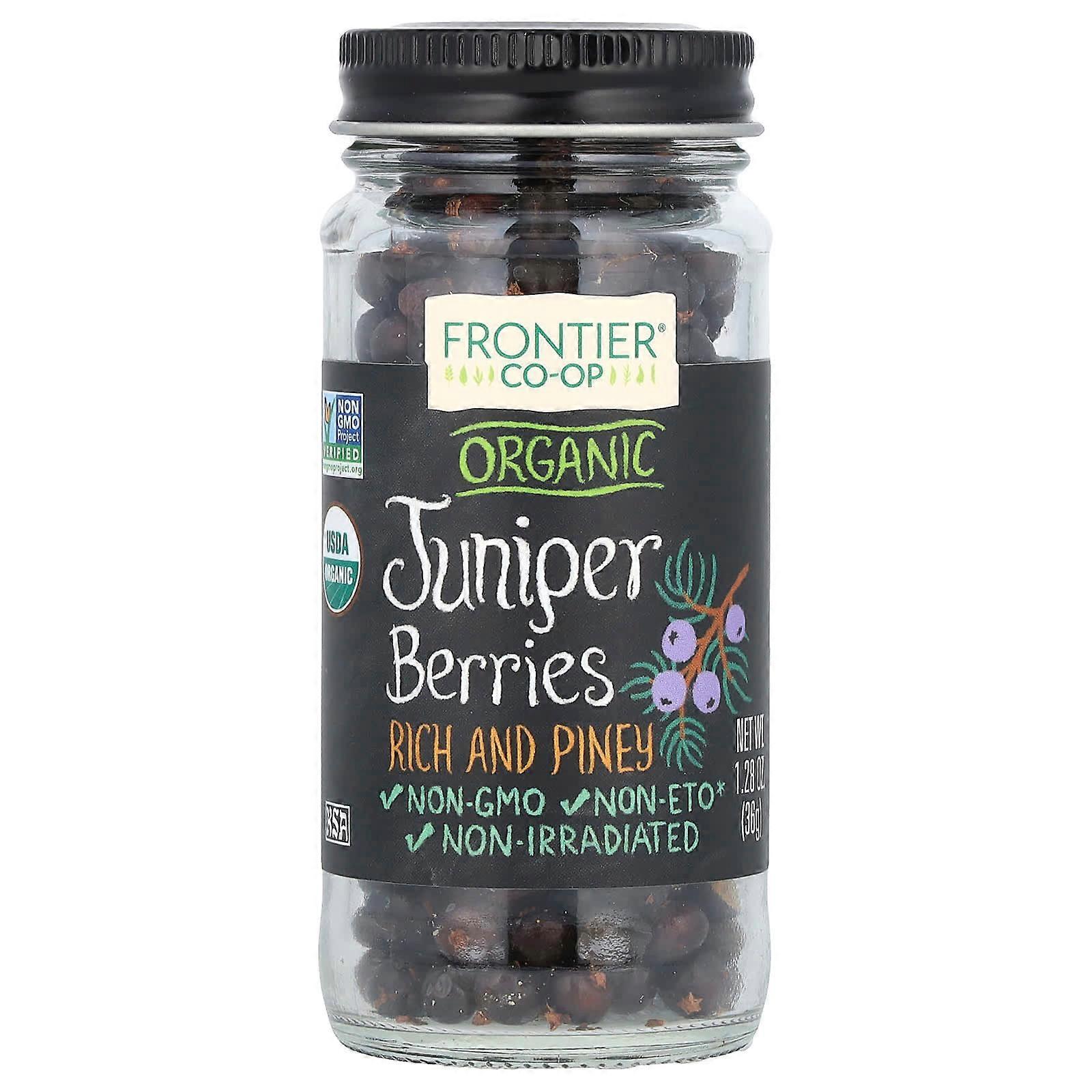 Organic Juniper Berries, 1.28 oz (36 g)