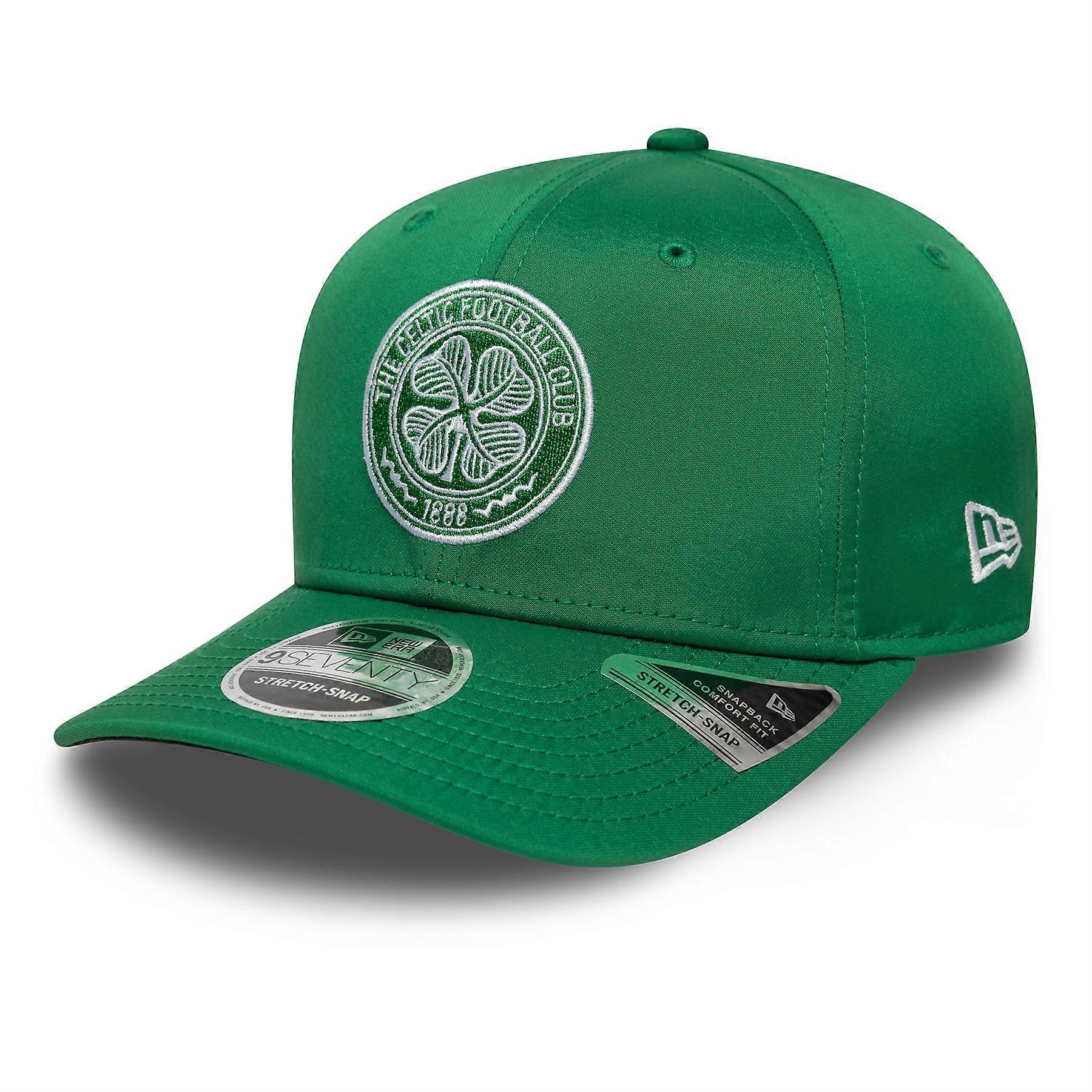 Celtic FC 9Seventy Stretch Snap Green Adjustable New Era Cap