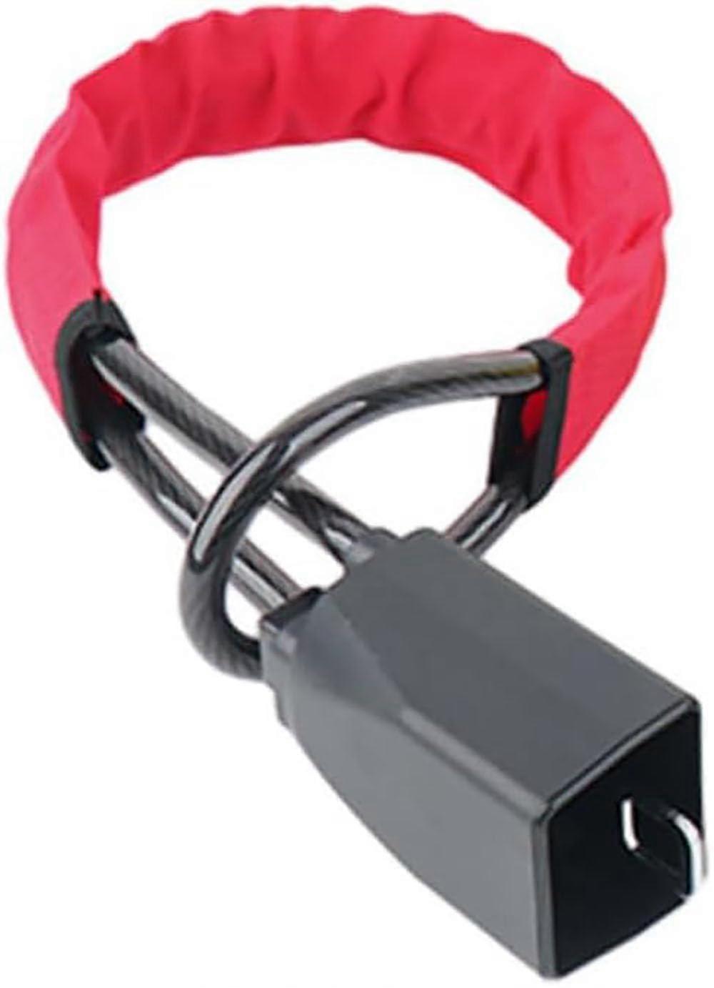 Steering Wheel Lock Twin Bar For 2008, Adjustable Length,  Visibility Red AntiTheft Car Lock