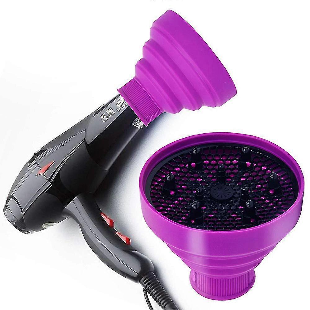 Universal Collapsible Hair Dryer Diffuser Attachment- Salon Grade Tool,Lightweight Foldable