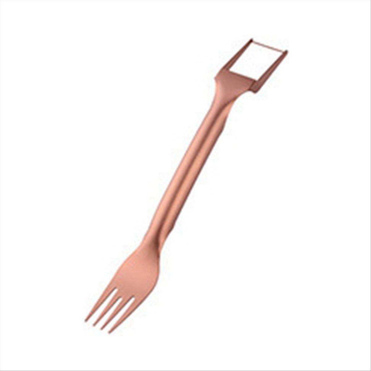 Dual Head Watermelon Cutter Slicer Tool,rose gold