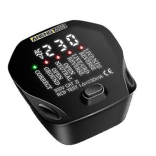 電気試験ツールスマートソケットテスター家庭用電気安全試験回路極性検出器壁プラグブレーカ