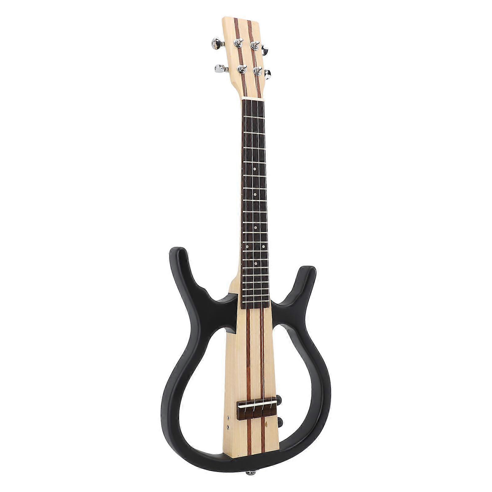 Electric Ukulele A45 4 Strings Maple Wood Professional Acoustic Ukelele for Performance