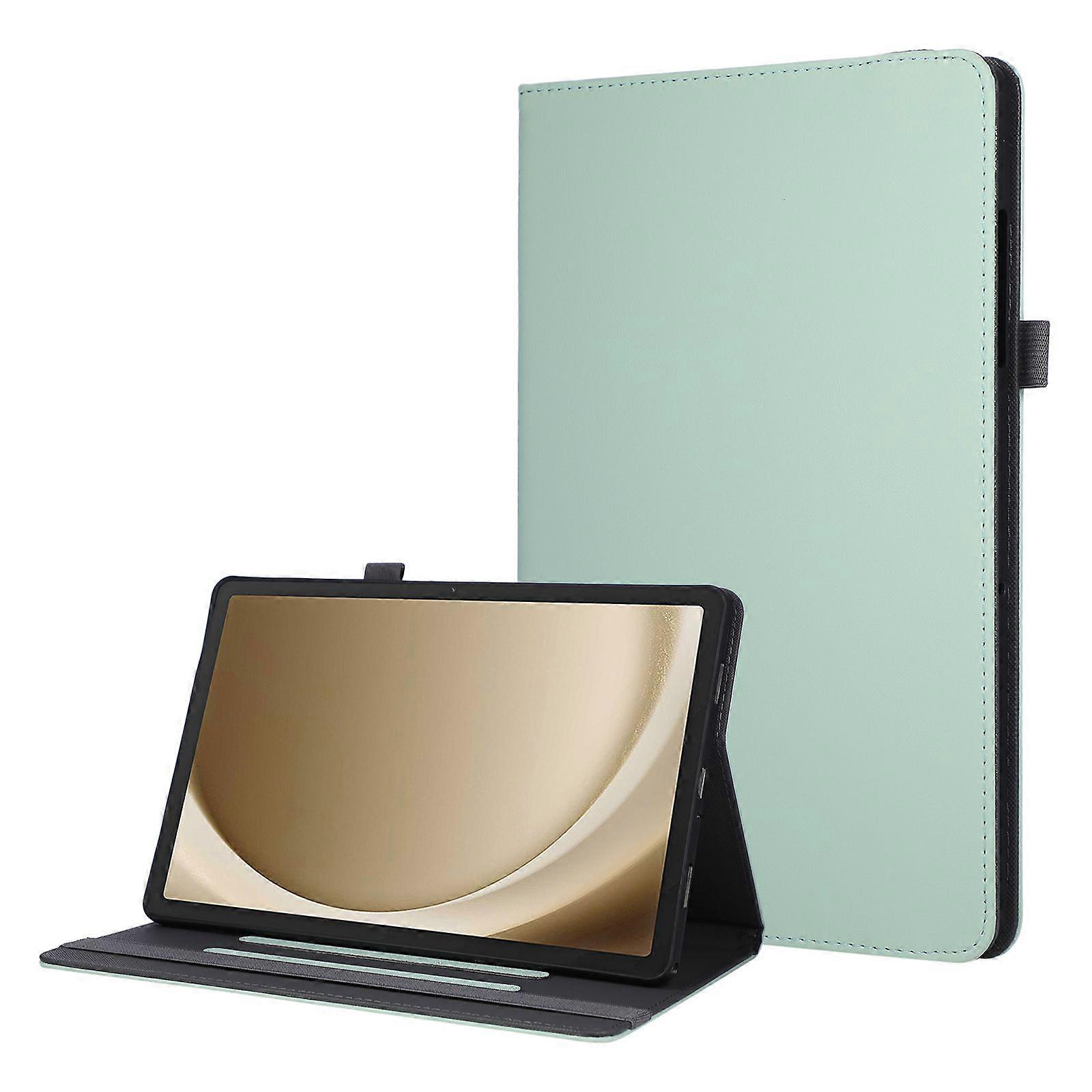 For Samsung Galaxy Tab A9 Case Foldable Stand Leather Tablet Cover with Handheld Wristband
