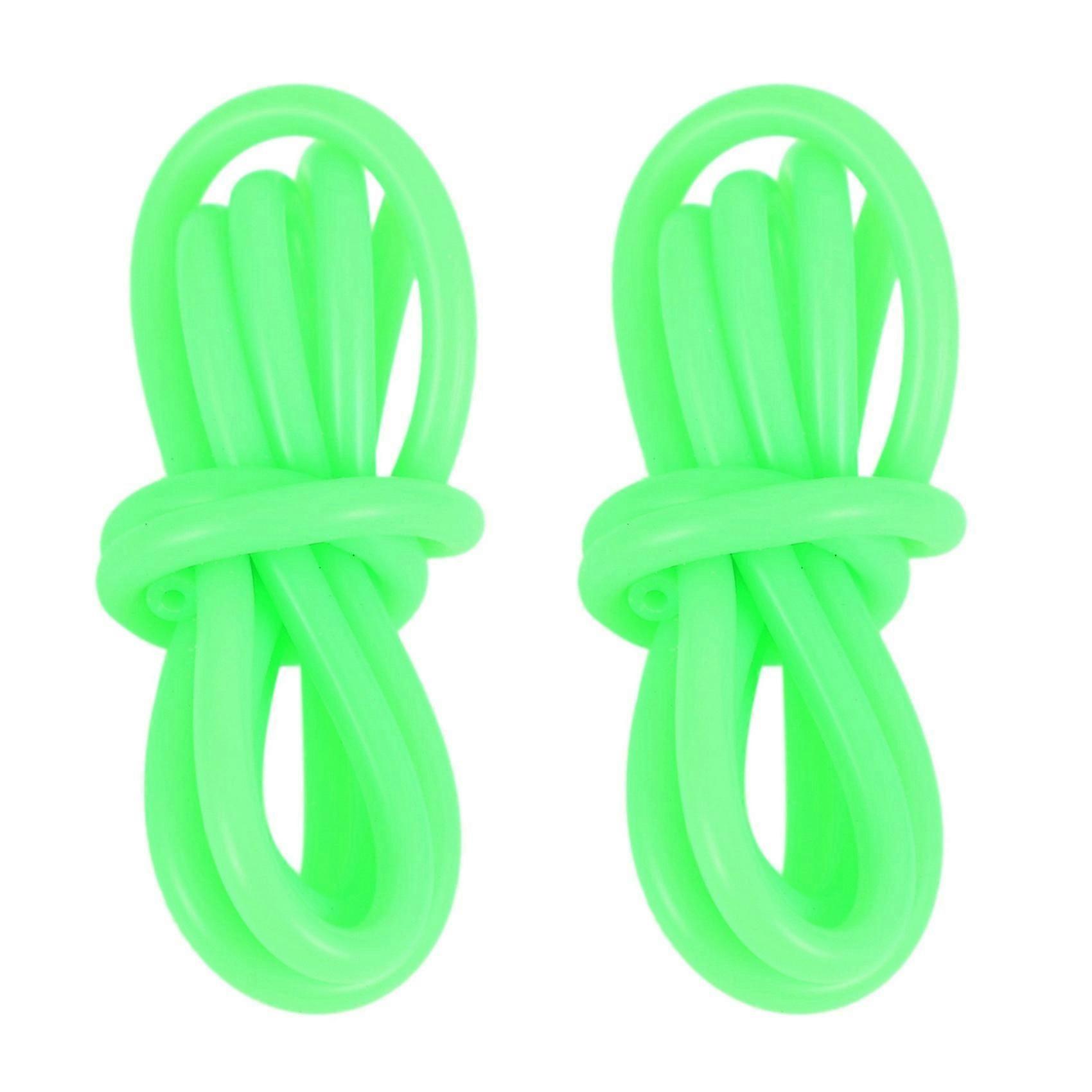 2pcs 100cm Rc σωλήνα σιλικόνης βενζινοκίνητων σωλήνων καυσίμων αυτοκινήτων για το πράσινο 1/10 1/18 αξεσουάρ κομματιών φορτηγών