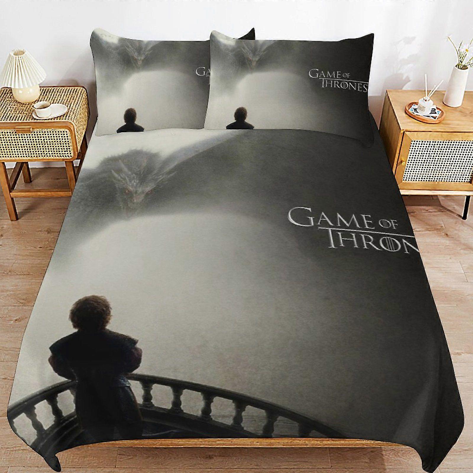 u300 Game of Thrones Advanced Layer Soft Comfort Zipper Closure Enhanced Bedding Feel Duvet Cover Sets Value n300