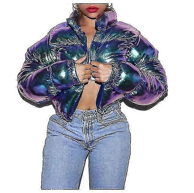 Kvinner Vinter Kort Dun Frakk Sx