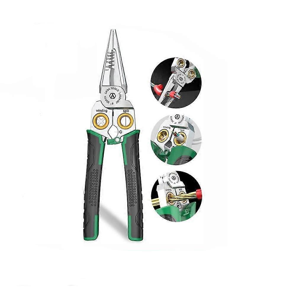 7 in 1 Multi-Function Wire Stripping Pliers, Professional Wire Stripping Tool