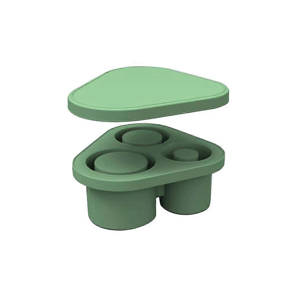 IceCube Tray With Lid For 3040 Oz Tumblers, 3 Hollow Cylinder Ice Molds, Reusable Ice Tray For Drinks, Easy To Use