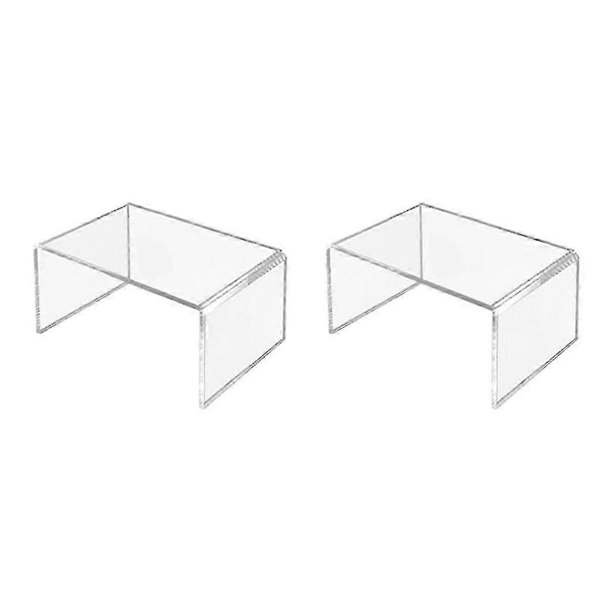Acrylic Transparent U-shaped Storage Rack Acrylic Shoe Rack Divider Desktop Cosmetics Display Rack B