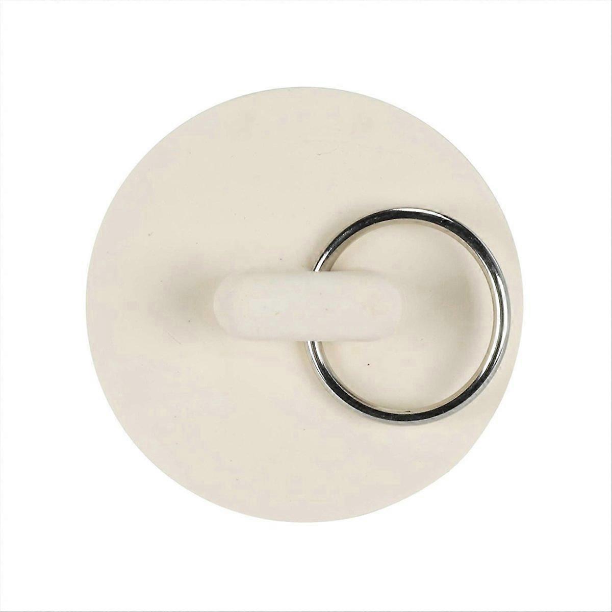 1 1/2 tommer hvit gummiplugg til servant, badekarplugg