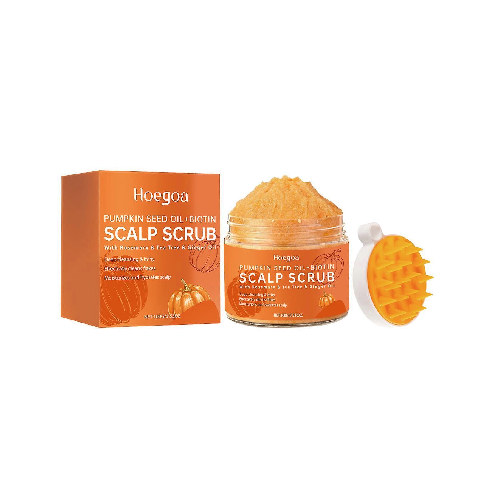 Hoegoa Scalp Nourishing Scrub Gently Exfoliates And Cares For The Scalp, Making It Smooth, Moisturizing And Refreshing