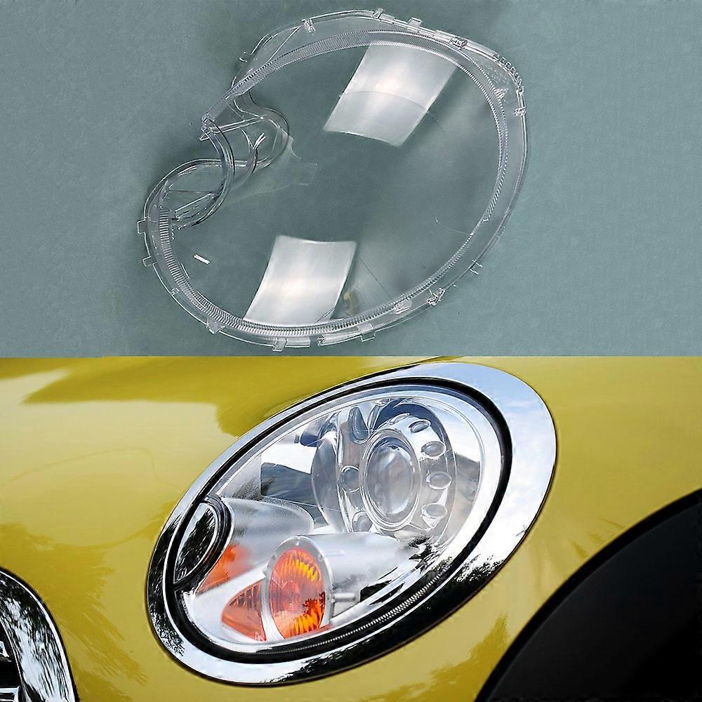 For BMW MINI R56 2009~2013 Headlamp Lamp Shell Transparent Mask Headlight Cover Lens Plexiglass Replace Original Lampshade