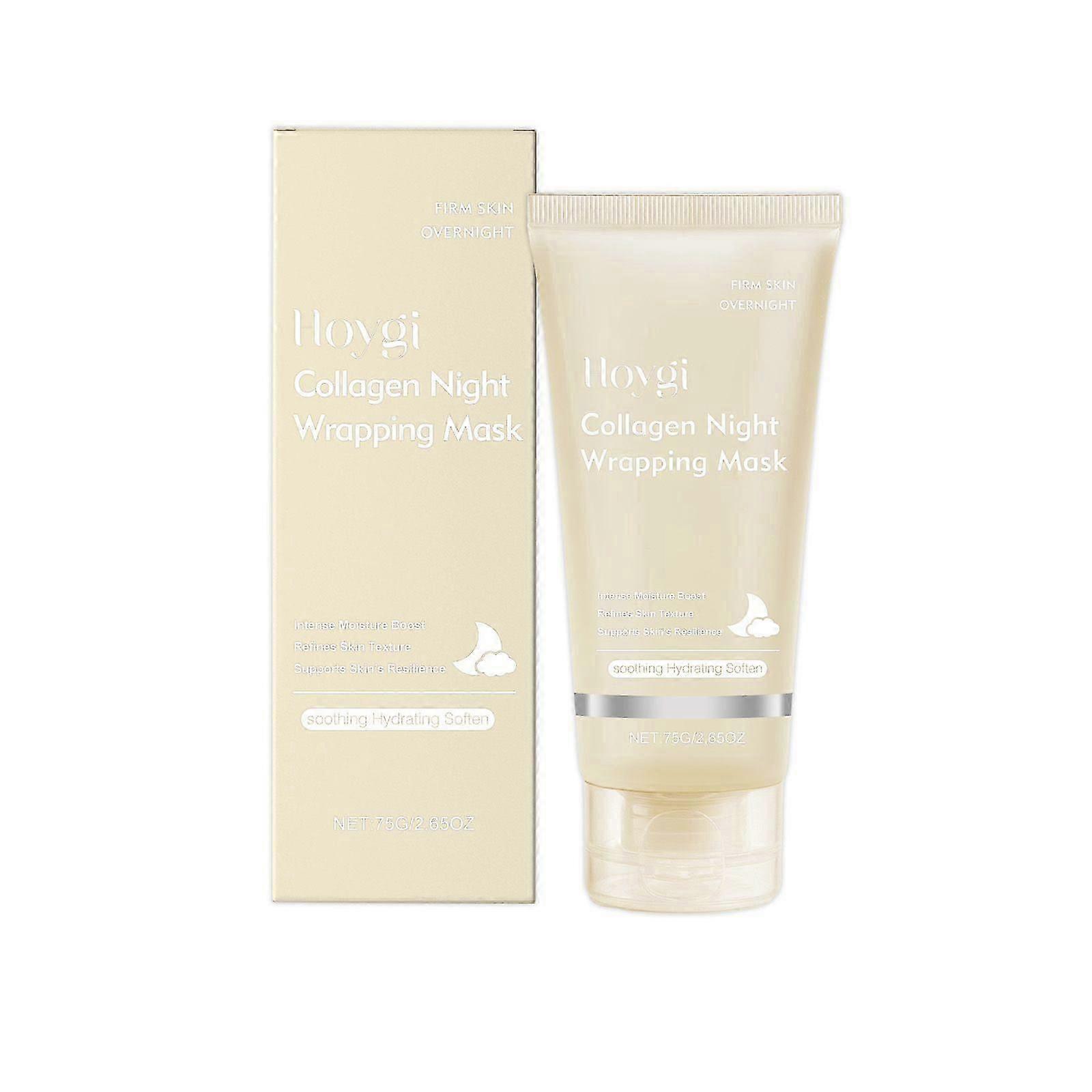 Hoygi Collagen Night Peel-Off Mask Niacinamide Brightens The Complexion, Hydrates And Moisturizes, And Makes The Skin Glow And Elastic