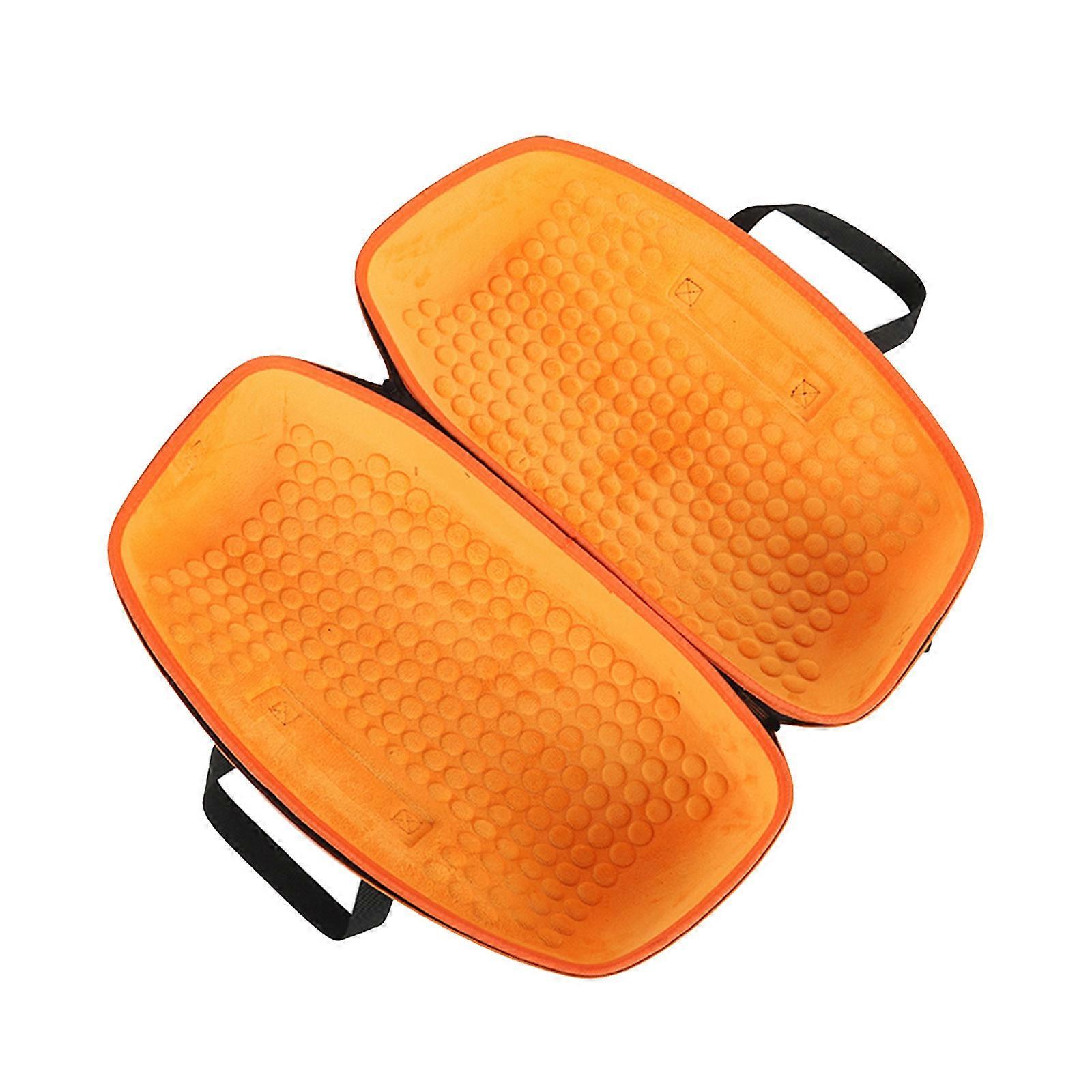 High Density EVA Protective Carrying Case For Boombox4 Portable Speaker With Builts In Pouch And Ergonomic Handle  orange color