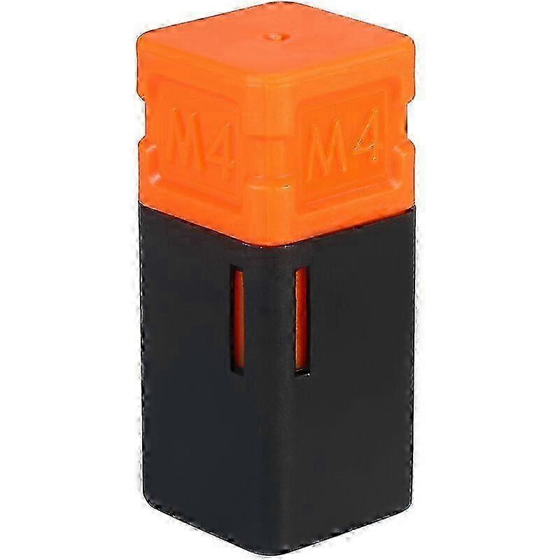 Matching Rivet Gun Mandrel and Nose Piece Metric Riveter Tip Replacement Riveter Gun Part Threaded Mandrel, Black, M4