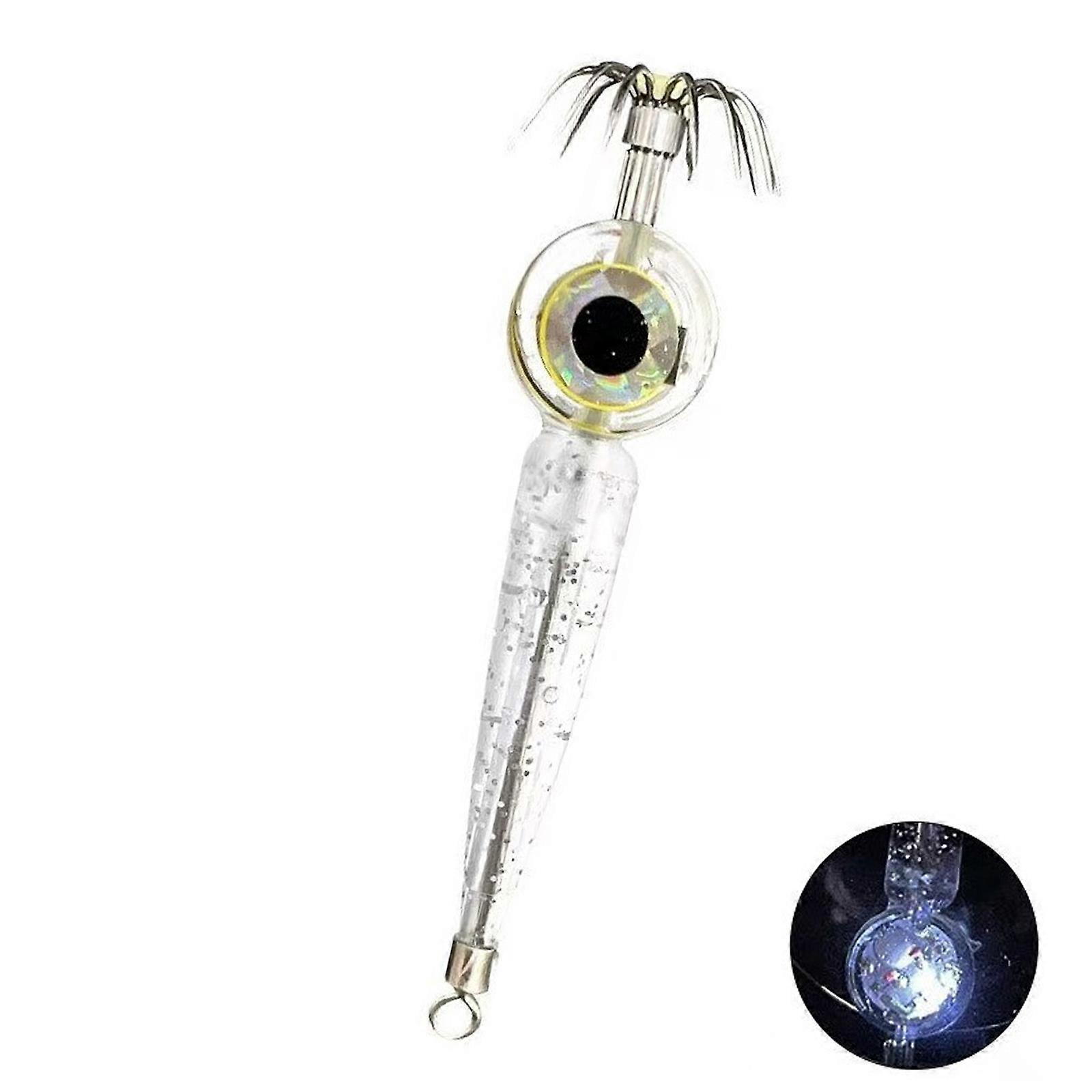 Durability Waterproofed LED Fish Lures Lamp Low Voltages Flash Beacon for Boats Navigations and Fish Luring Multicolor