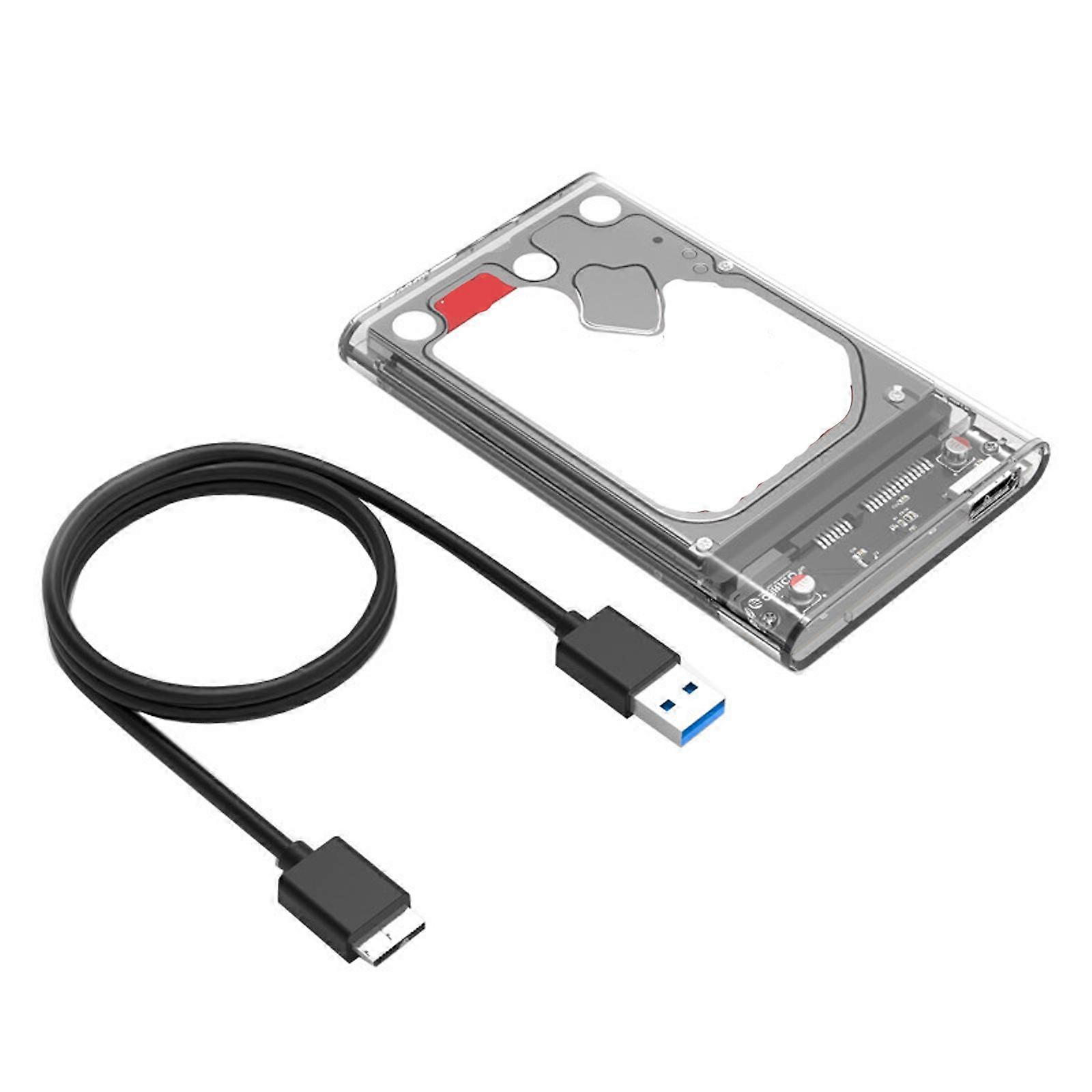 Hard Disk Box USB3.0 Hard Disk Case 2.5inch Externally Enclosure Hard Drive Disk Box Externally HDD Case for PC Laptop Multicolor