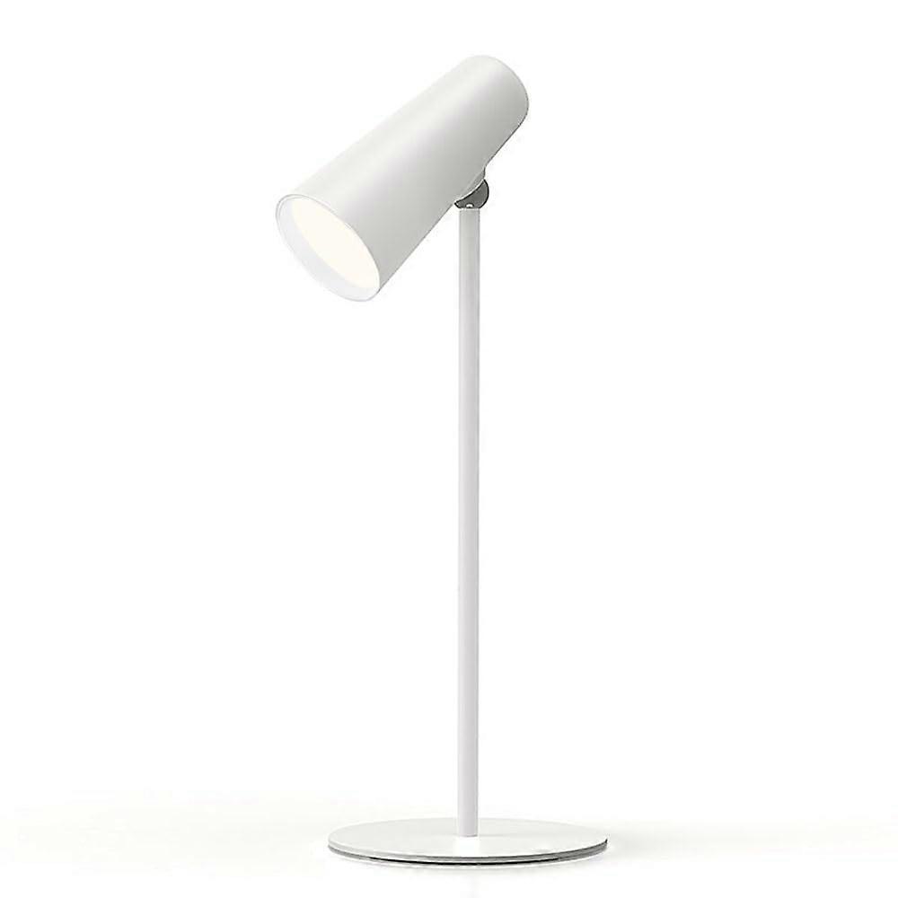 2in1 Rechargeable Desk Lamp With Magnetic Base, Dimmable LED, Touch Control, 360 Degree Spotlight, White