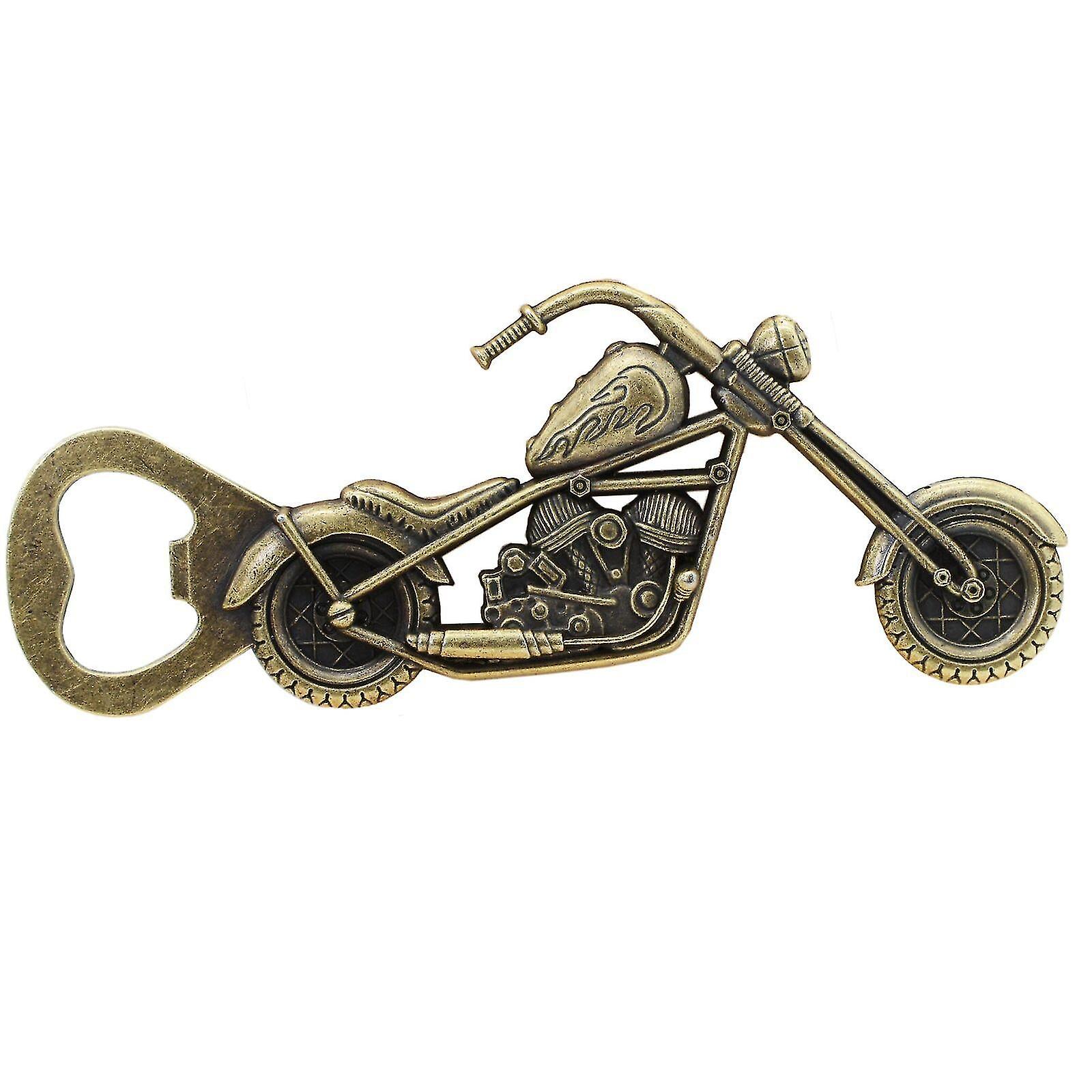 Bronze Vintage Motorcycle Bottle Opener