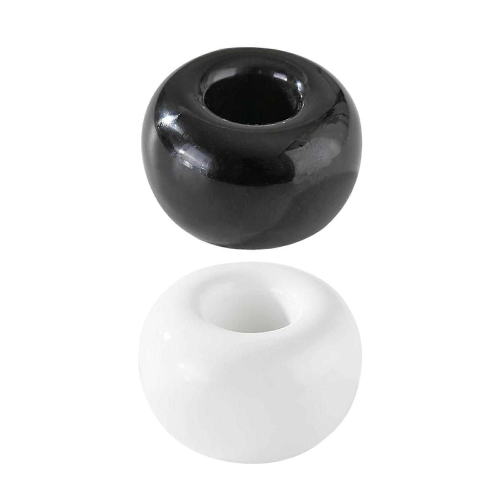 2PCS Ceramic Toothbrush Stands Creative Brush Stand Shelf Base Practical and Mini Solution Multicolor
