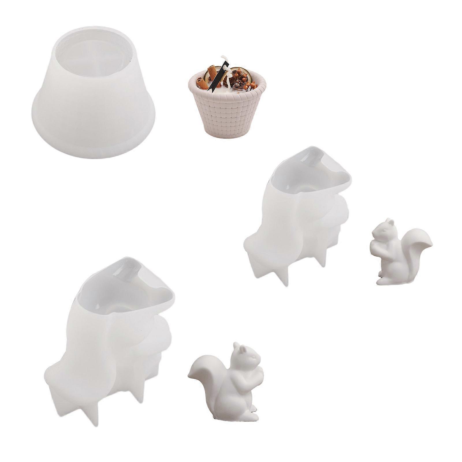 Sturdy Silicone Candle Crafting Mold Versatile Silicone Craft Mold For Crafting Resin Plaster And Candle Art Projects Multicolor