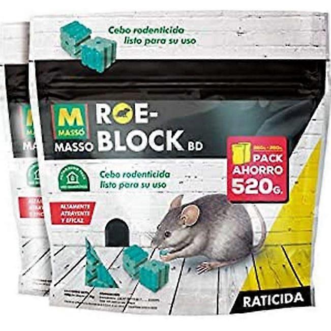 Rottegift Massó Roe blokk 260 gr + 260 gr 520 g