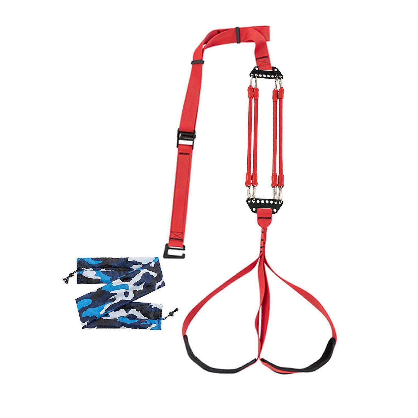 Pull Up Assistance Bands, Resistance Band for Pull Up Bar, Adjustable Weight with Fabric Feet, Bands for Pull Up Assist  Red