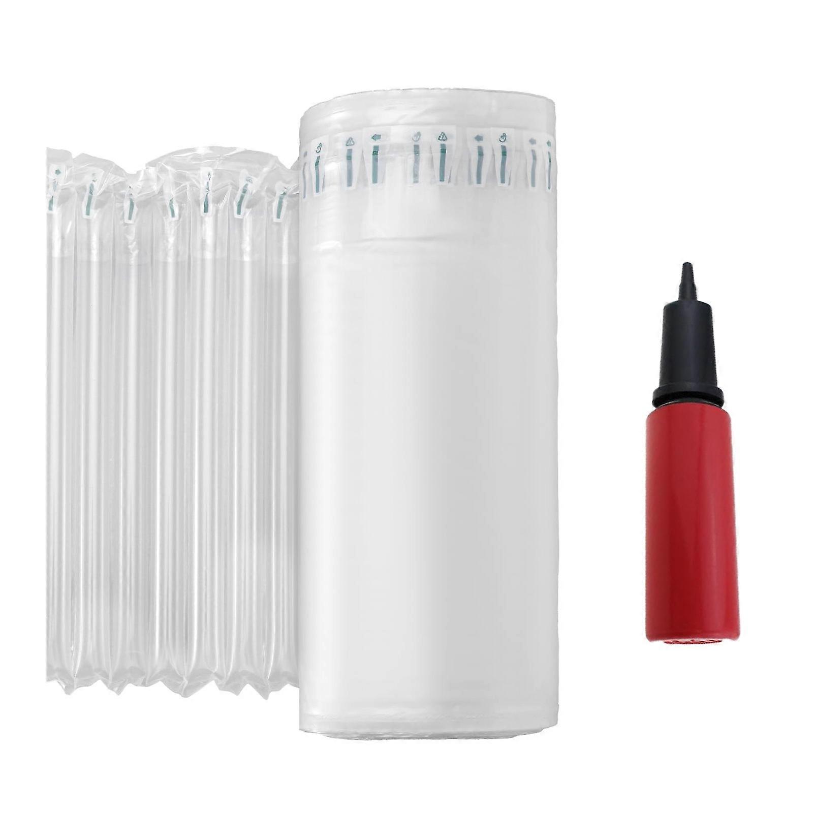 Multipurpose Air Column Protective Bag 50m Manual Inflation Device Cushioning Roll For Fragile Parcels Multicolor