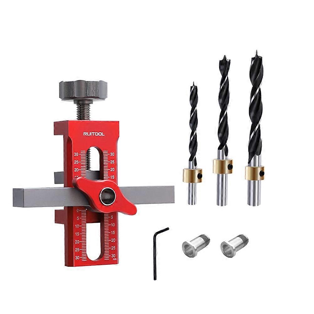 RUITOOL Cabinet Door Quick Leveling Device Positioning Installation Jig Door Panel Mounting Rebounding Drilling Locator