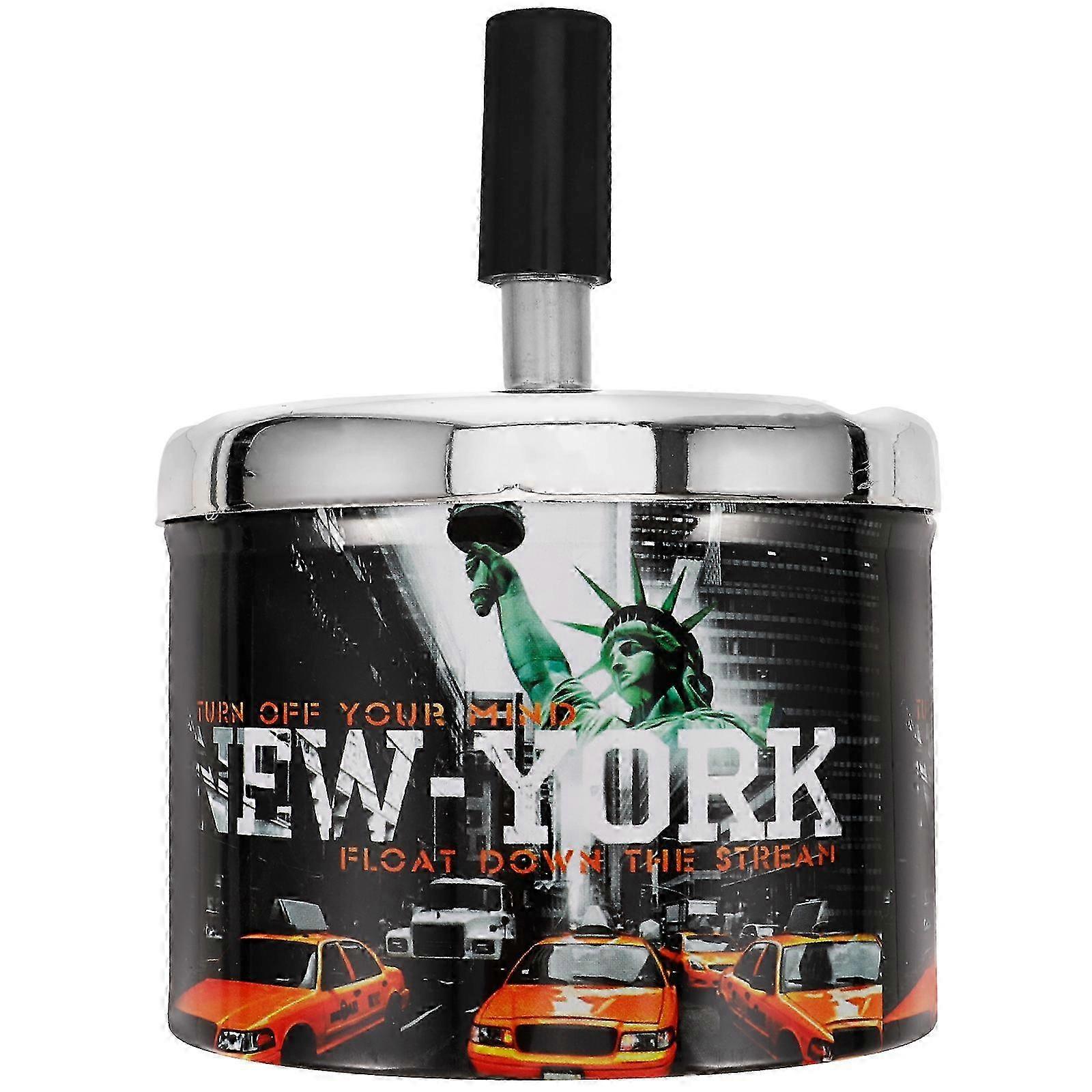 Metal Cigarette Ashtray Automatically Extinguished Ashtray Metal Ashtray For Home