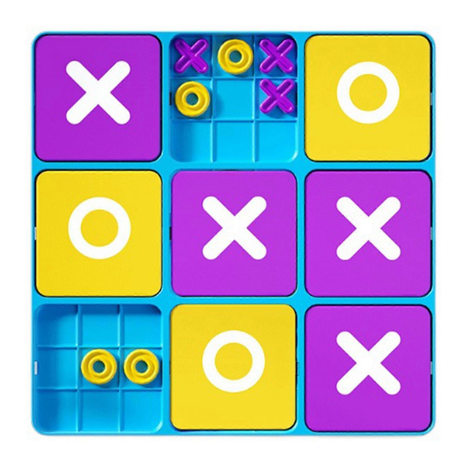 Portable Tic-Tac-Toe Game for Family Fun Interactive Logic Game for Children Boosts Cognitive Development