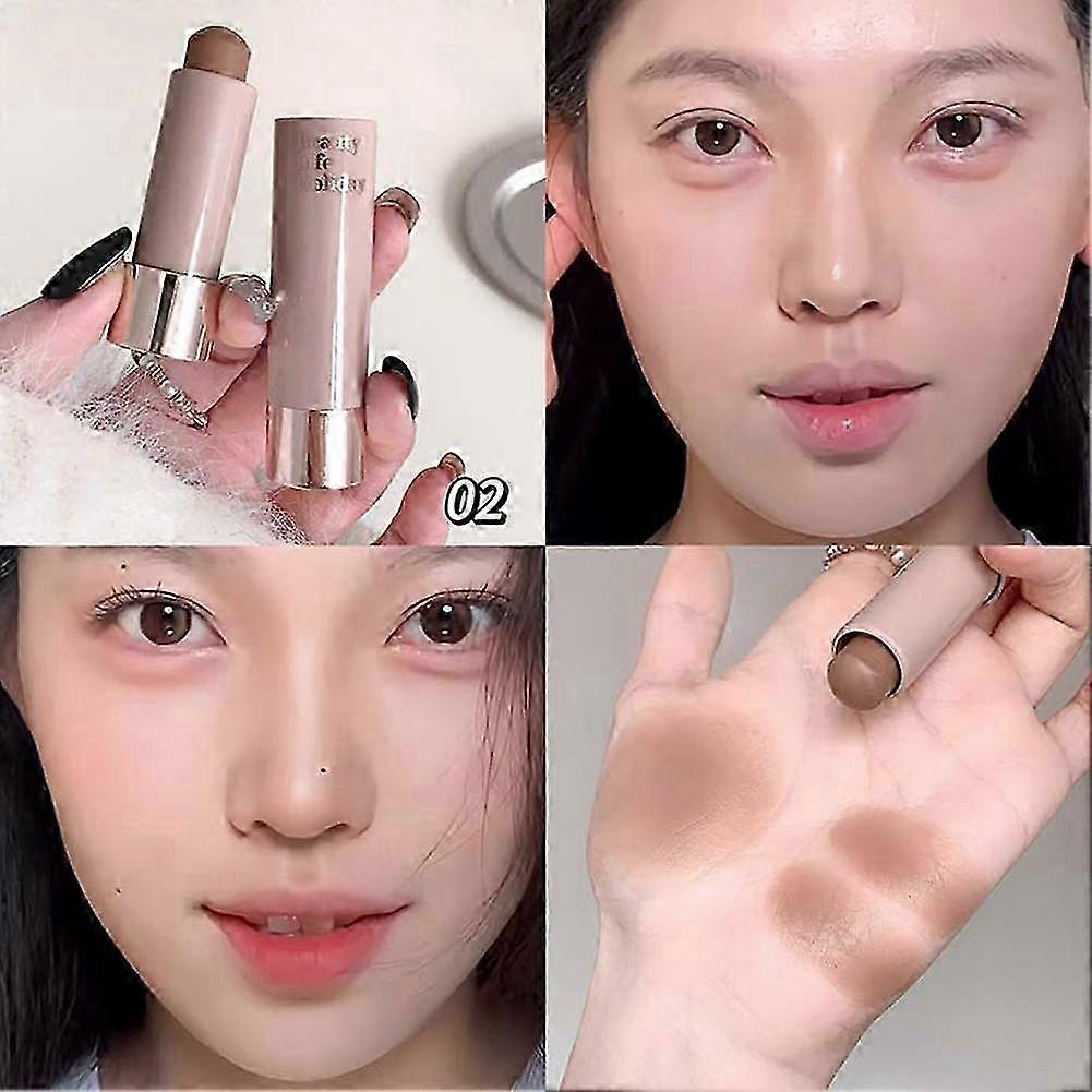 Moisturizing Matte Concealer Contour Stick Smooth Lasting 3D Nose Shadow
