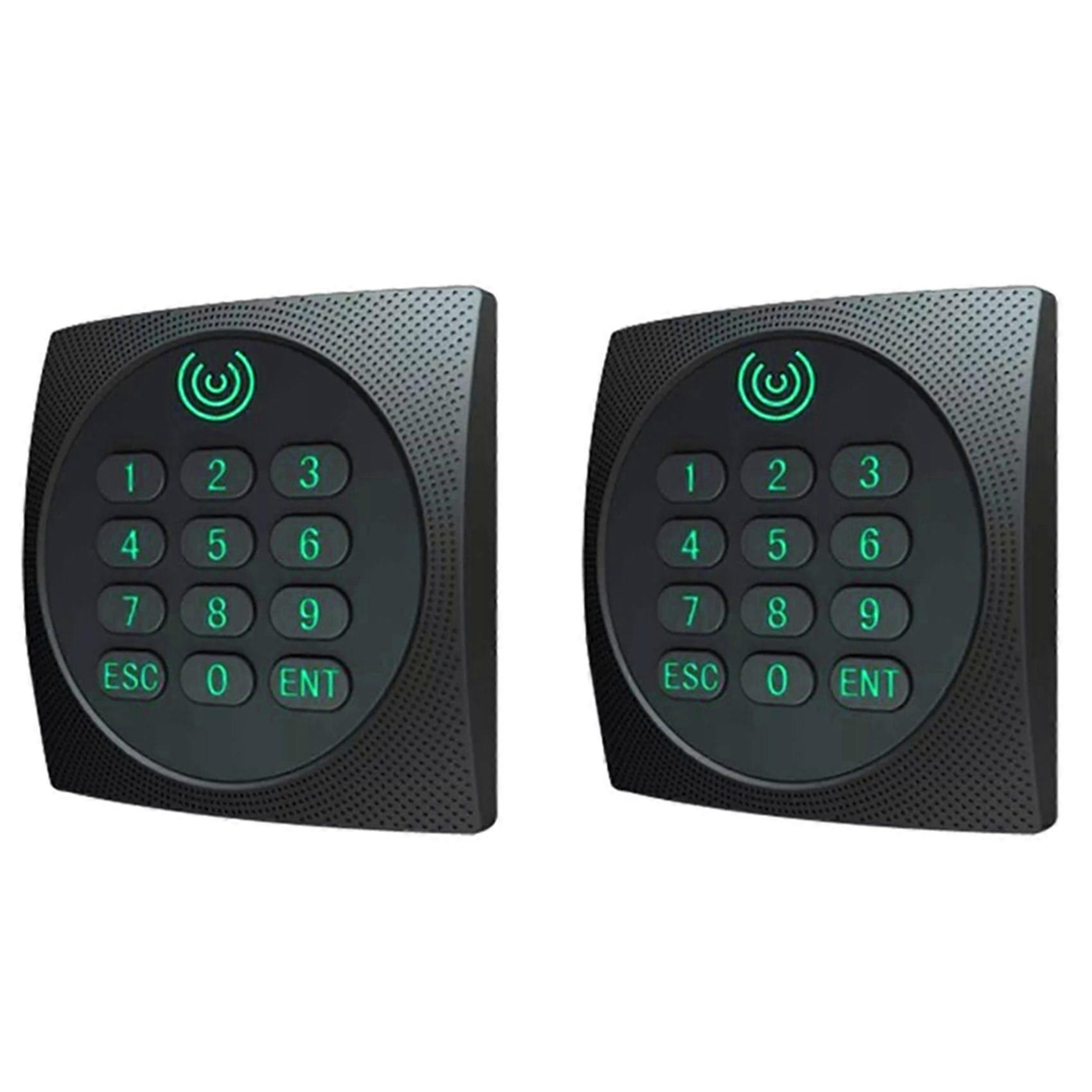 2X KR602M Wiegand 34/26 Bit RFID Reader 13.56Mhz for Access Control Supports Card NFC Password with Keyboard LED