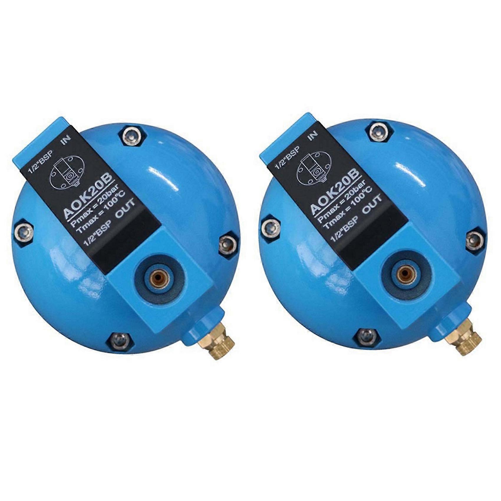 2X AOK20B Automatic Drain Filter Air Compressor Automatic Drain Valve Ball Drain Valve