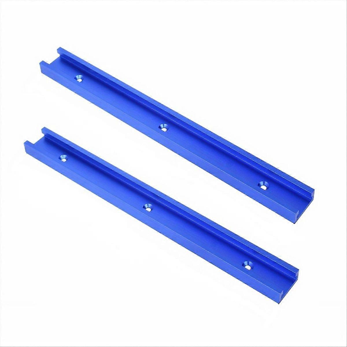 2PC 30 Type T-track T-slot Woodworking Chute Rail Carpentry Tool-40cm