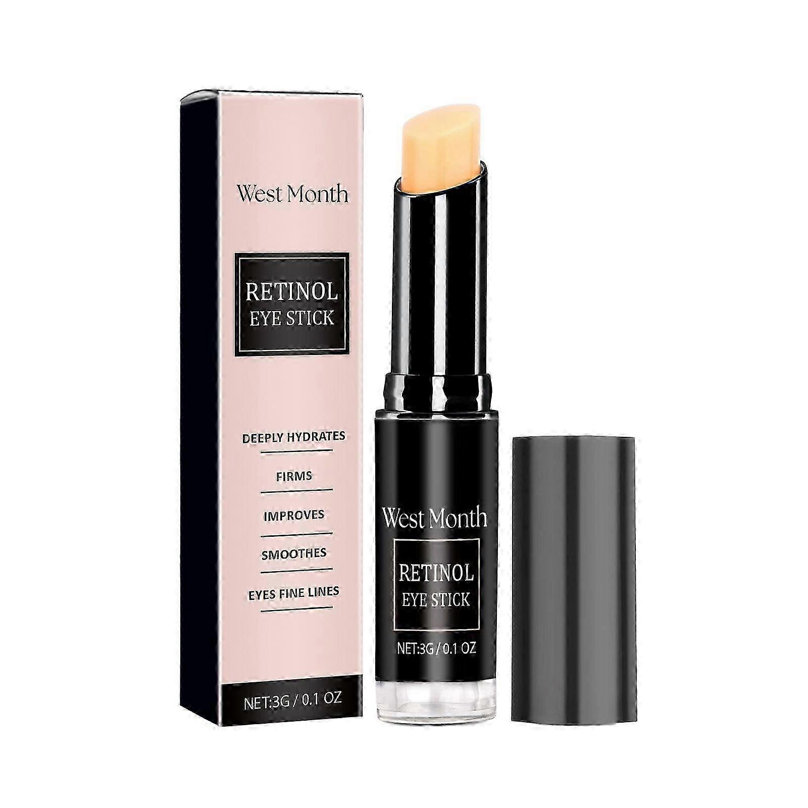 Retinol Eye Stick  Moisturizing Eye Cream for Dark Circles, Fine Lines  Puffiness  3g